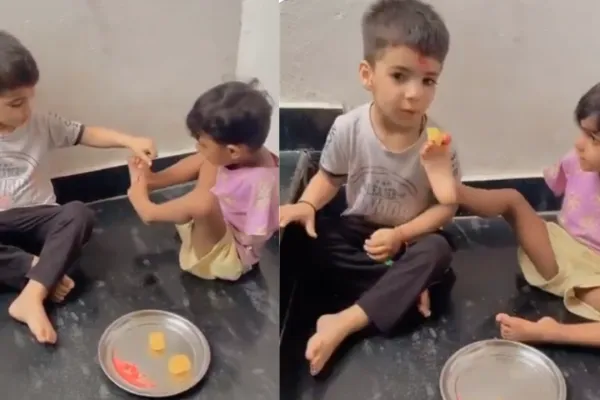 <span class="t-red">हाथ नहीं तो क्या हुआ, पैरों से भाई को बांधी राखी, </span>भाई-बहन का भावुक करने वाला वीडियो वायरल