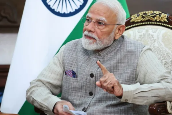 <span class="t-red">7.8% की रफ्तार से दौड़ी भारतीय अर्थव्यवस्था, </span>PM मोदी बोले- दुनिया संकट में, फिर भी भारत ने दिखाई ताकत