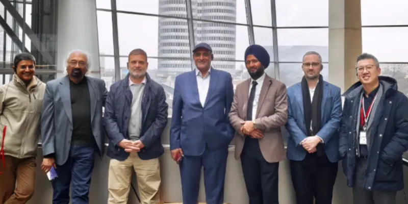 जर्मनी पहुंचे राहुल गांधीः ओवरसीज कांग्रेस ने किया स्वागत, बोले- भारत के मैन्युफैक्चरिंग क्षेत्र में गिरावट बढ़ा रहा चिंता 