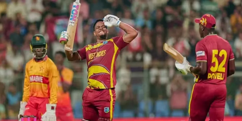 टी20 विश्व कप 2026 : हेटमायर और पावेल का अर्धशतक, वेस्टइंडीज ने जिम्बाब्वे को दिया 255 रनों का टारगेट