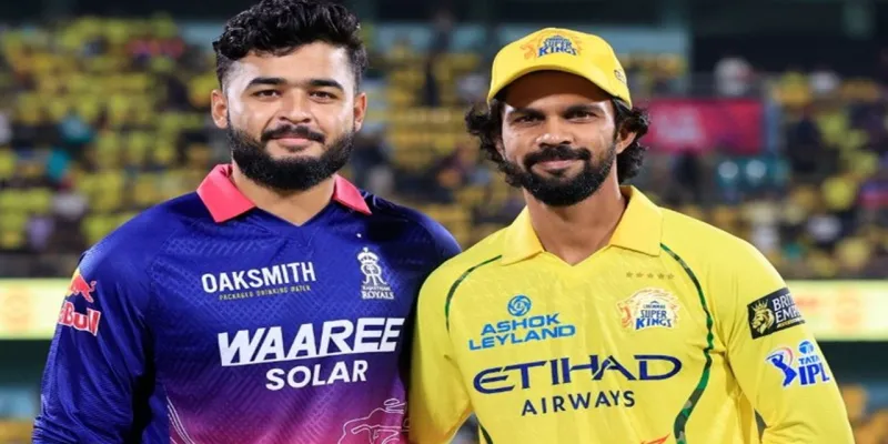 आईपीएल 2026 : राजस्थान रॉयल्स ने जीता टॉस, चेन्नई सुपर किंग्स करेगा पहले बल्लेबाजी  