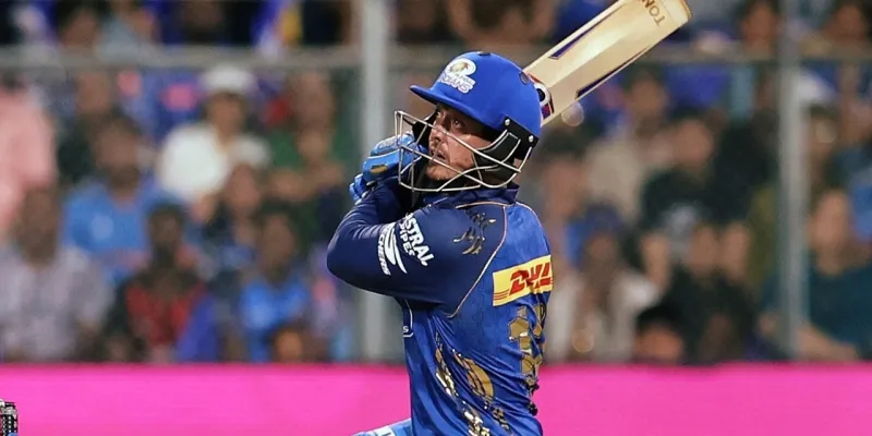 आईपीएल 2026 : डिकॉक का शतक, मुंबई इंडियन्स ने पंजाब किंग्स को दिया 196 रन का लक्ष्य