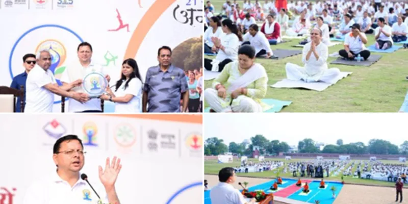 Dehradun News : अंतरराष्ट्रीय योग दिवस से पहले देहरादून में 'रन फॉर योग', CM धामी संग लोगों ने लगाई दौड़