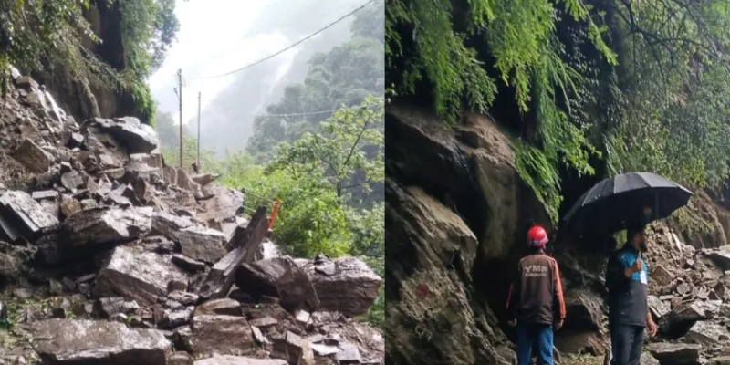 Kedarnath Yatra :   भूस्खलन से केदारनाथ पैदल मार्ग बंद, गौरीकुंड के पास रोकी गई यात्रियों की आवाजाही 