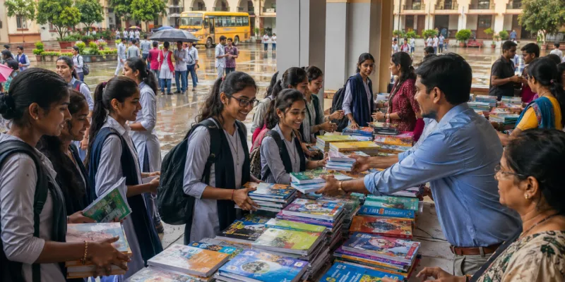 UP Board Students के लिए बड़ी राहत! 393 से 458 में मिल रहा पूरा NCERT Book Set, पहले दिन 180 छात्रों ने खरीदी किताबें