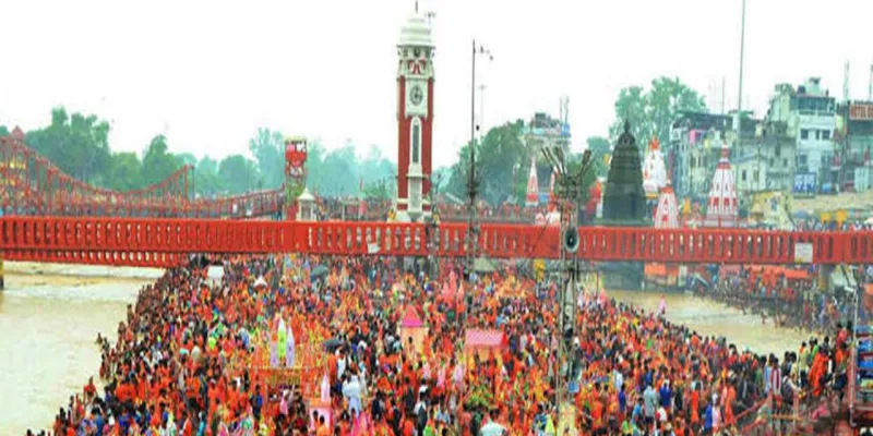 Haridwar Kanwar Yatra : अंतिम चरण में पहुंची कांवड़ यात्रा, हरिद्वार में उमड़ा आस्था का सैलाब