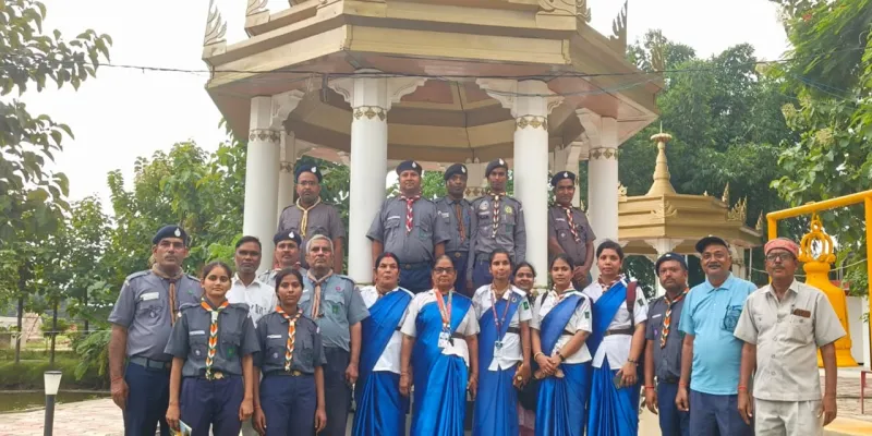 Shravasti News : पांच दिन की ट्रेनिंग के बाद स्काउट मास्टर-कैप्टन पहुंचे श्रावस्ती, मंदिरों का किया शैक्षिक भ्रमण