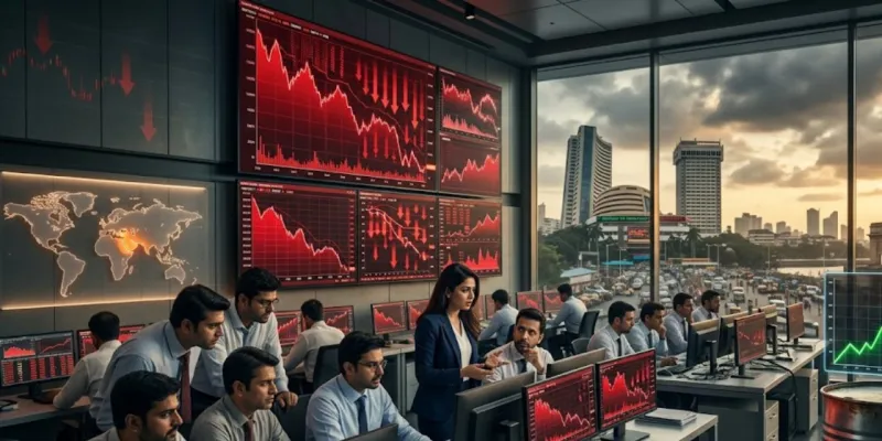 Share Market Today: शेयर बाजार में फिर बढ़ी टेंशन! सेंसेक्स-निफ्टी की कमजोर शुरुआत, कच्चे तेल की तेजी ने बढ़ाई चिंता
