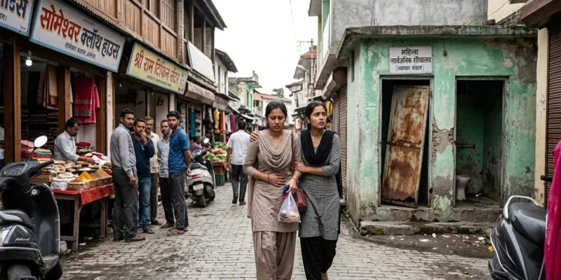 अल्मोड़ा :  पीरियड्स के दौरान बाजार में नहीं मिला शौचालय, व्यवस्था के अभाव में घंटों भटकती रही युवती