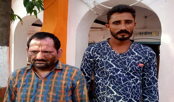 बिजनौर : पुलिस ने दो हिरण तस्कर दबोचे, 3 फरार