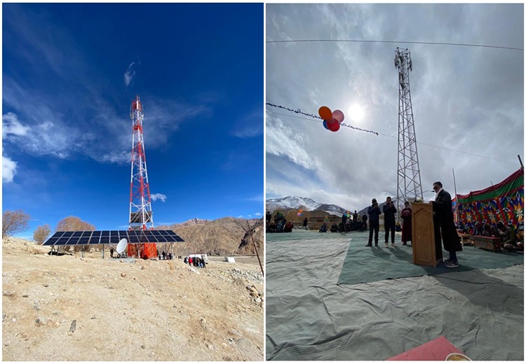 चीन की सीमा पर बजी मोबाइल की घंटी, लद्दाख के डेमचोक में रिलायंस जियो ने लगाया 4जी टावर