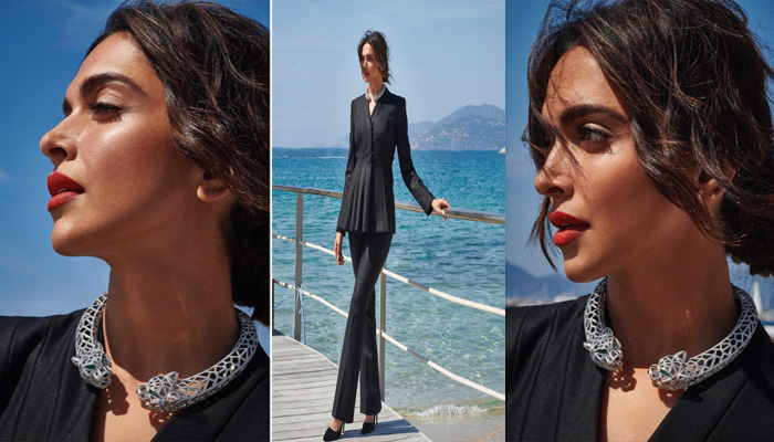 Cannes 2022: Black Suit Pant में दिखा Deepika Padukone का Stunning लुक, देखें Photos