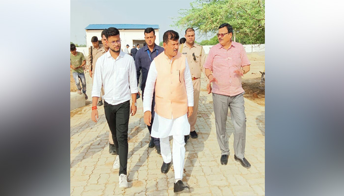 हरदोई: नगर विकास राज्यमंत्री ने कान्हा गौशाला और सफाई व्यवस्था का किया निरीक्षण
