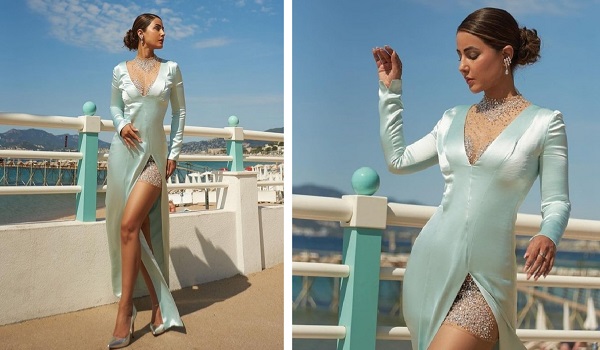 Cannes 2022 : सैटिन ड्रेस में हिना खान का ग्लैमरस लुक, टीना दत्ता बोलीं- ‘ये लड़की तो आग लगी रही है’