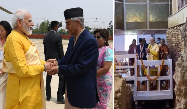 PM Modi Nepal Visit : लुंबिनी पहुंचकर पीएम मोदी ने माया देवी मंदिर के किए दर्शन, सेंटर फॉर बौद्ध कल्चर एंड हेरिटेज की रखी आधारशिला