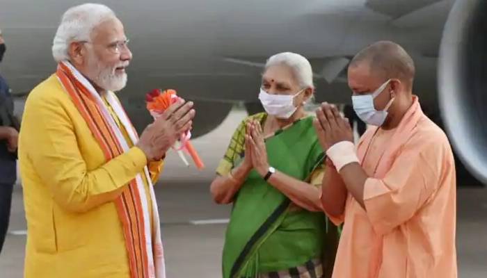 प्रधानमंत्री मोदी के लखनऊ पहुंचने पर मुख्यमंत्री योगी बोले- शेषावतार भगवान लक्ष्मण की पावन नगरी में आपका स्वागत है