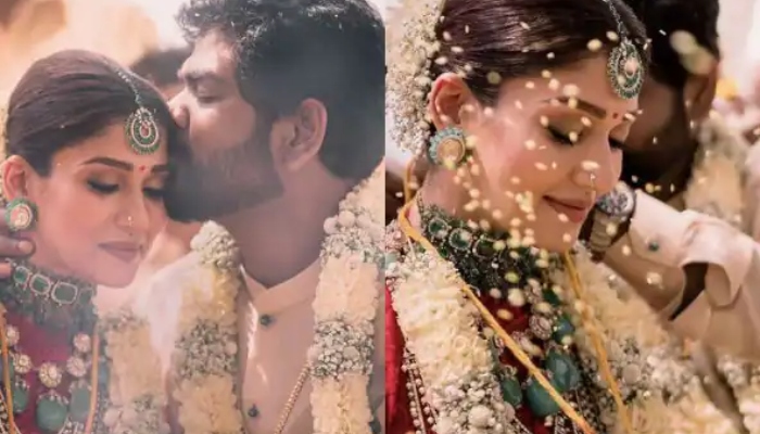 Nayanthara and Vignesh Shivan Wedding: नयनतारा ने थामा Long Time BF विग्नेश का हाथ, शादी की फोटोज में साफ दिखी कपल की Romantic Chemistry