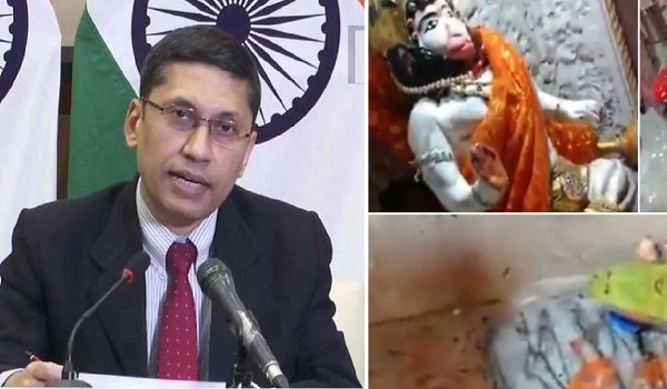 कराची के हिंदू मंदिर में तोड़फोड़ पर भारत के बयान को पाकिस्तान ने खारिज किया