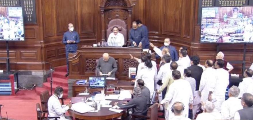 संसद का मानसून सत्र: महंगाई को लेकर राज्यसभा में विपक्षी दलों का हंगामा, बैठक दोपहर दो बजे तक के लिए स्थगित