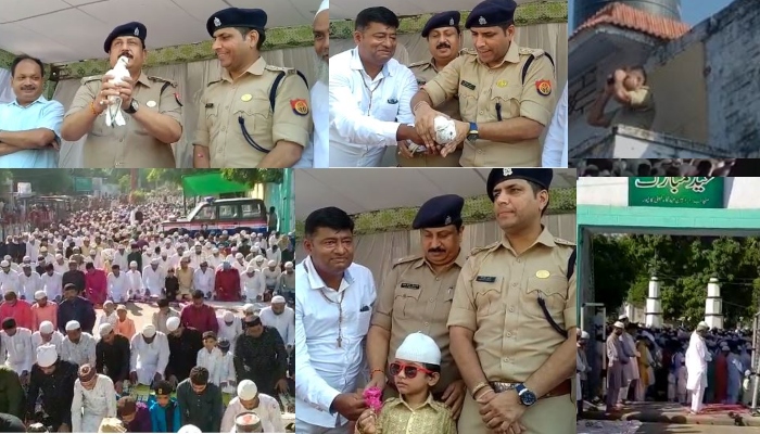 कानपुर: बकरीद पर ईदगाहों और मस्जिदों में लाखों लोगों ने अदा की नमाज, चप्पे-चप्पे पर कड़ी सुरक्षा के रहे इंतजाम
