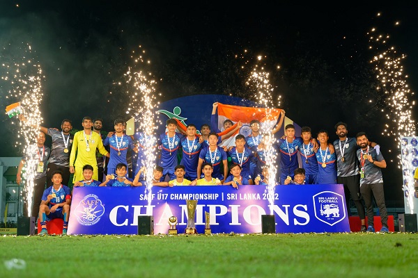 SAFF U-17 Championships : भारत ने जीता सैफ अंडर-17 खिताब, फाइनल में नेपाल को 4-0 से हराया