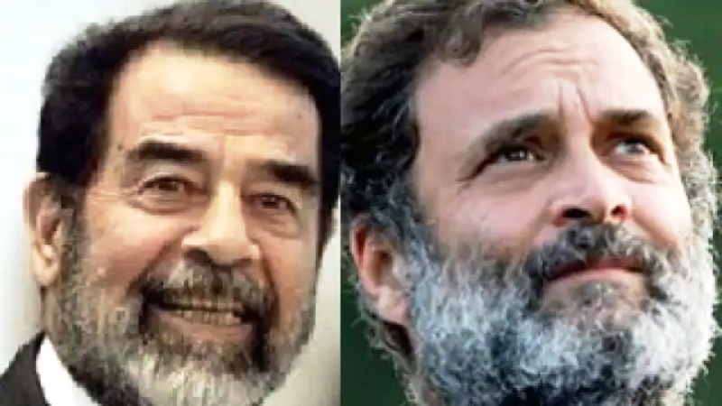 हत्या के 16 साल बाद चर्चा में आई सद्दाम हुसैन की दाढ़ी, राहुल गांधी पर बयानबाजी तेज, जानिए क्यों?