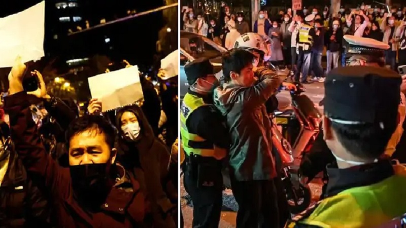 'कोविड टेस्ट नहीं, हमें आजादी चाहिए', चीन में सख्त लॉकडाउन के खिलाफ सड़क पर उतरे लोग