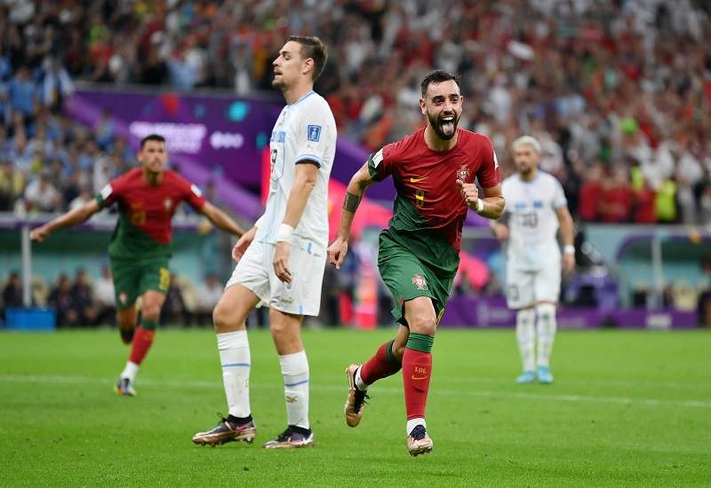 FIFA World Cup 2022 : फ्रांस, ब्राजील के बाद पुर्तगाल भी प्री-क्वार्टर फाइनल में, उरूग्वे को 2-0 से हराया, फर्नांडीस ने दागे दो गोल