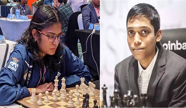Asian Chess Championship : भारतीय ग्रैंडमास्टर आर प्रज्ञानानंदा-पीवी नंधिधा ने एशियाई महाद्वीपीय शतरंज के जीते खिताब