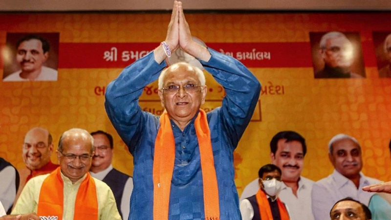 गुजरात : भरोसा कायम रहे! भूपेंद्र पटेल BJP विधायक दल के नेता चुने गए, बने रहेंगे मुख्यमंत्री 