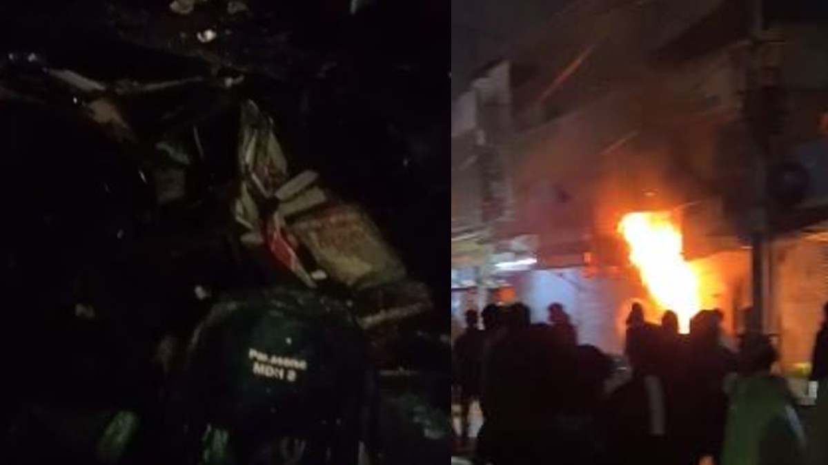 बरेली: इलेक्ट्रॉनिक की दुकान में लगी आग, लाखों का माल जलकर हुआ राख