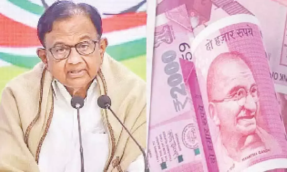 2,000 रुपये के नोट लाने और वापस लेने से भारतीय मुद्रा की स्थिरता पर संदेह पैदा : पी चिदंबरम