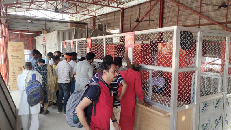 अयोध्या : राम मंदिर ट्रस्ट ने खोला अस्थाई यात्री सुविधा केंद्र
