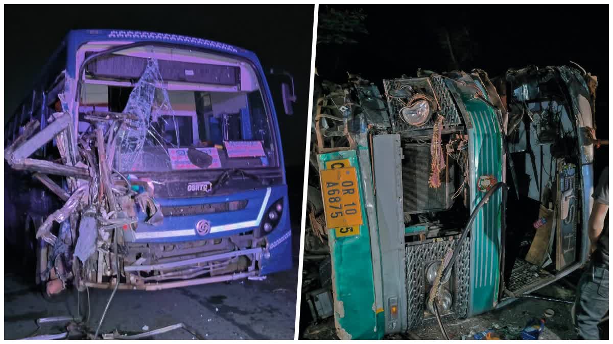 ओडिशा के गंजम में बस दुर्घटना में 12 की मौत, 8 घायल 
