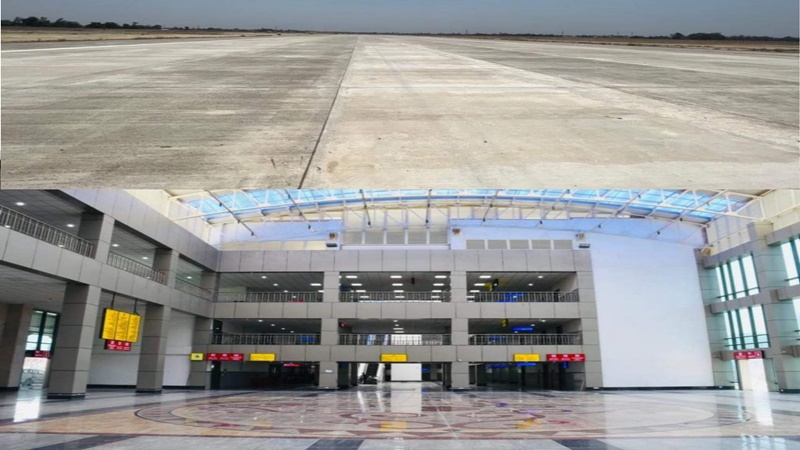 अयोध्या : 300 पैसेंजर्स की क्षमता वाले एयरपोर्ट के रनवे का निर्माण कार्य 98% पूरा