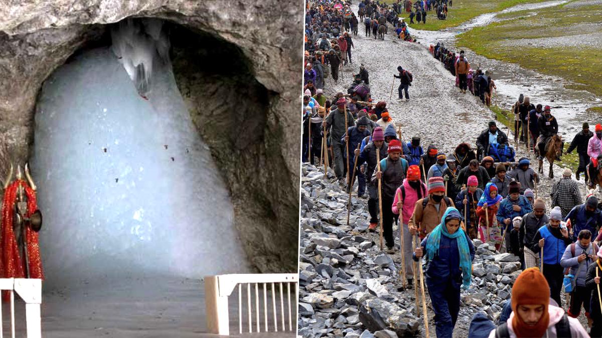 श्रीनगर: पूजा-अर्चना के साथ प्रारंभ हुई अमरनाथ यात्रा
