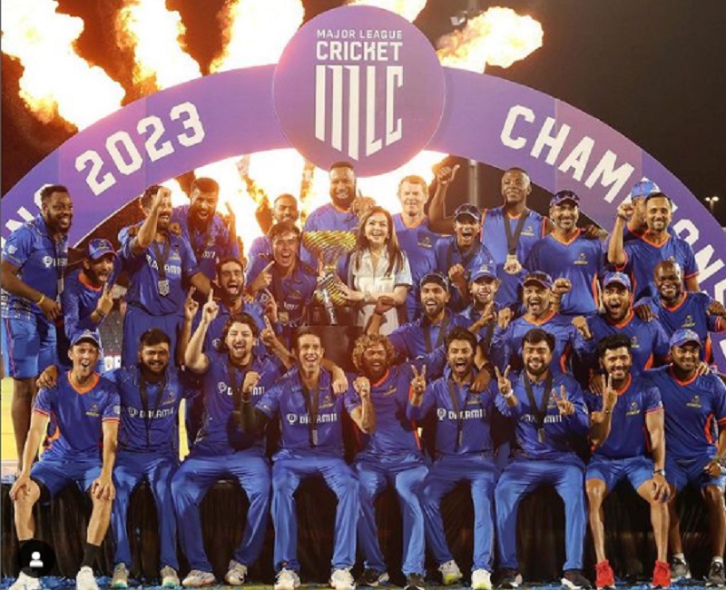 MLC 2023 : मुंबई इंडियंस न्यूयॉर्क ने जीता मेजर लीग क्रिकेट टी20 टूर्नामेंट, निकोलस पूरन ने 40 गेंदों में शतक ठोक दिलाई एकतरफा जीत 
