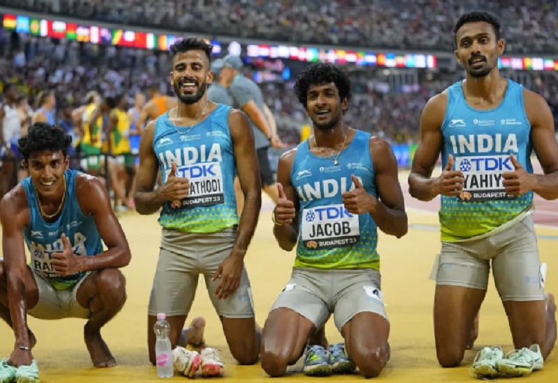 World championship : भारतीय पुरुष 4x400 मीटर रिले टीम ने तोड़ा एशियाई रिकॉर्ड, पहली बार विश्व चैम्पियनशिप के फाइनल में