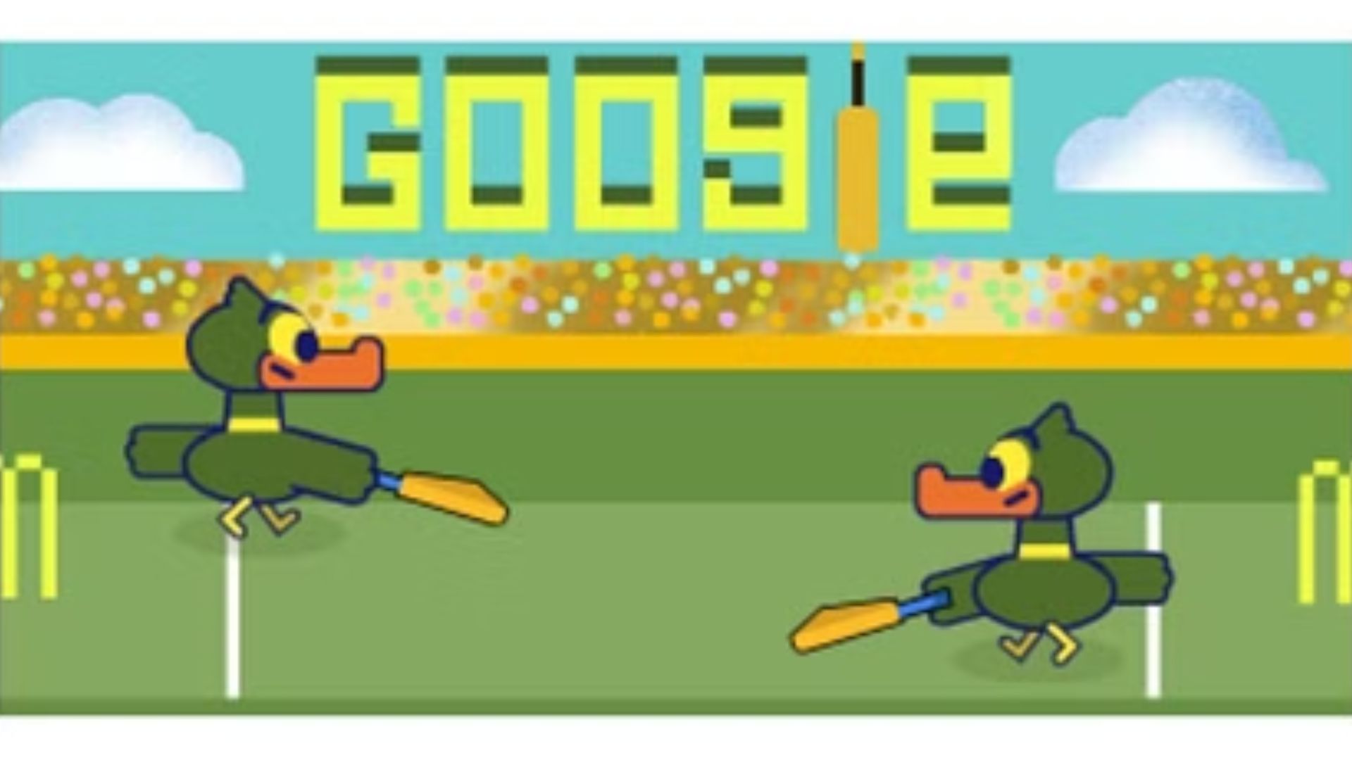 क्रिकेट विश्वकप की आगज पर Google ने बनाया एनिमेटेड Doodle