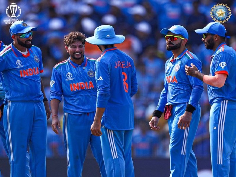 ICC World Cup 2023 : ऑस्ट्रेलिया 199 रन पर ऑलआउट, टीम इंडिया को जीत के लिए मिला आसान टारगेट