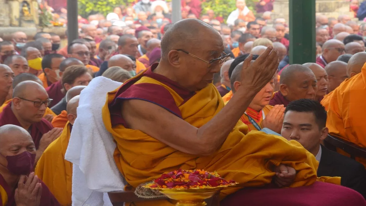 बौद्ध धर्मगुरु दलाईलामा का बोधगया के कालचक्र मैदान में तीन दिवसीय प्रवचन शुरू