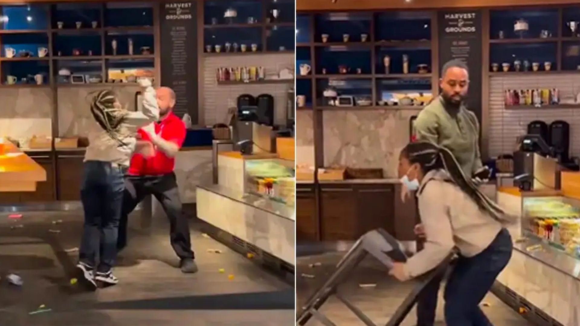 VIDEO: जॉब से निकालने पर बॉस से भिड़ी युवती, मारने को उठाई कुर्सी, वीडियो देख उड़ जाएंगे होश