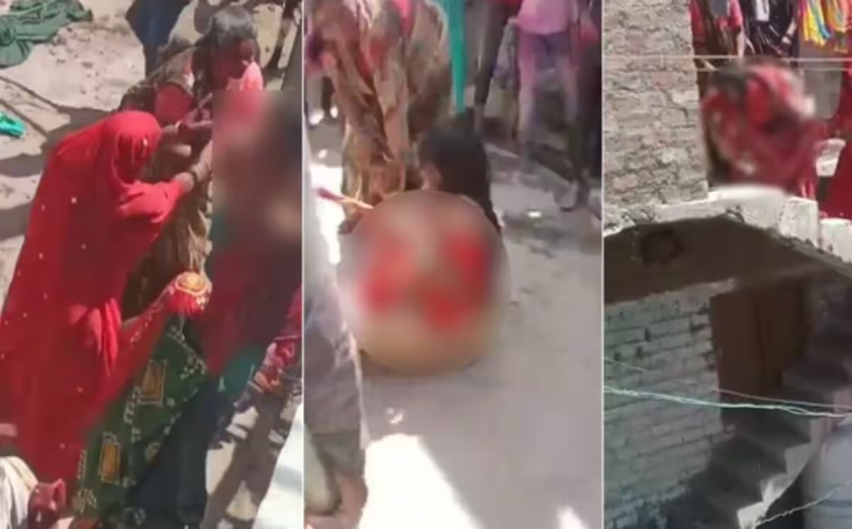 MP: महिला के सरेआम उतारे कपड़े...खूब पीटा फिर रोड पर घुमाया, वीडियो वायरल