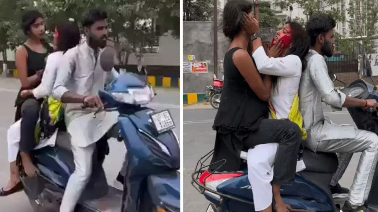 गौतमबुद्धनगर: स्कूटी पर ‘अश्लील’ वीडियो बनाने के मामले में दो युवतियां और एक युवक गिरफ्तार 