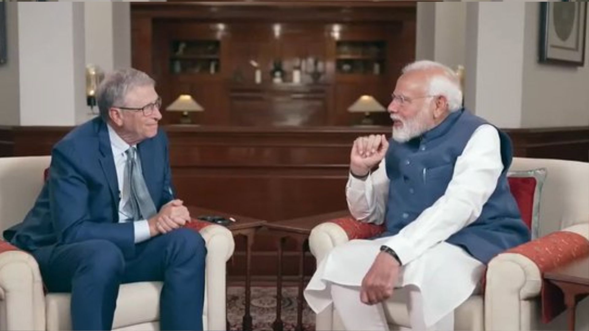 'हमारे यहां बच्चा पैदा होता है तो 'आई' और AI दोनों बोलता है', बिल गेट्स से बोले PM मोदी...देखें VIDEO