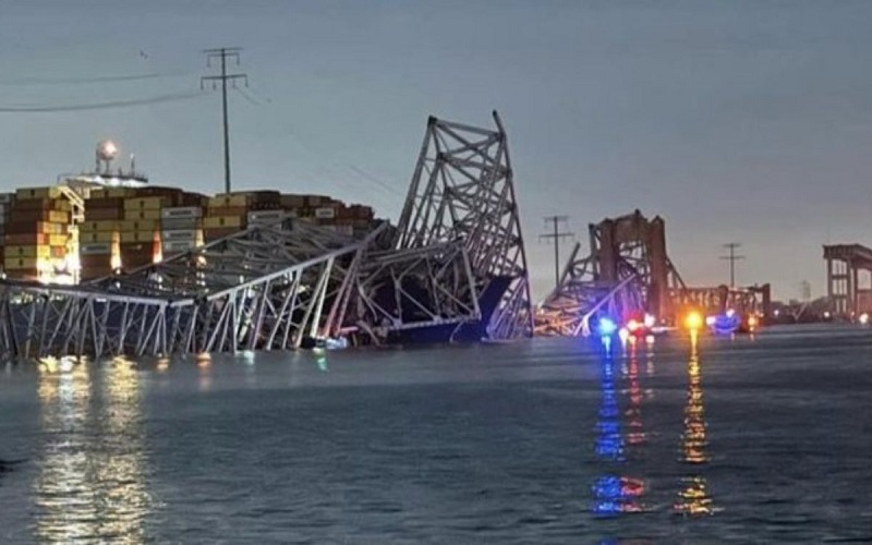  America : बाल्टीमोर में पुल ढहा, भारतीय दूतावास ने 'दुर्भाग्यपूर्ण दुर्घटना' पर जताया शोक 