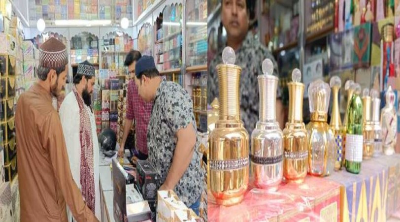 बरेली:  ईद और नवरात्र पर इत्र की खुशबू से महक रहा बाजार, जमकर हो रही खरीदारी