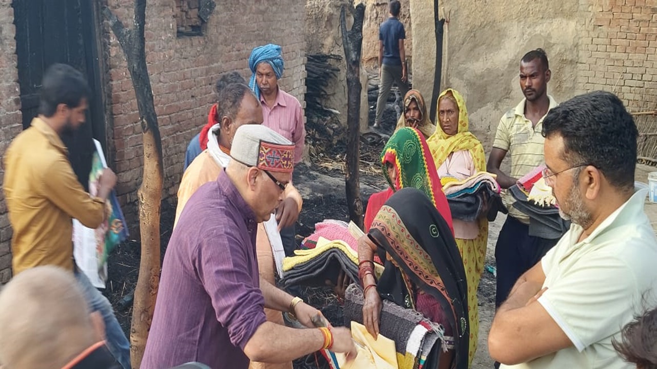 जिगनाही गांव के अग्निकांड में आ रही साजिश की आशंका: राजन पांडेय