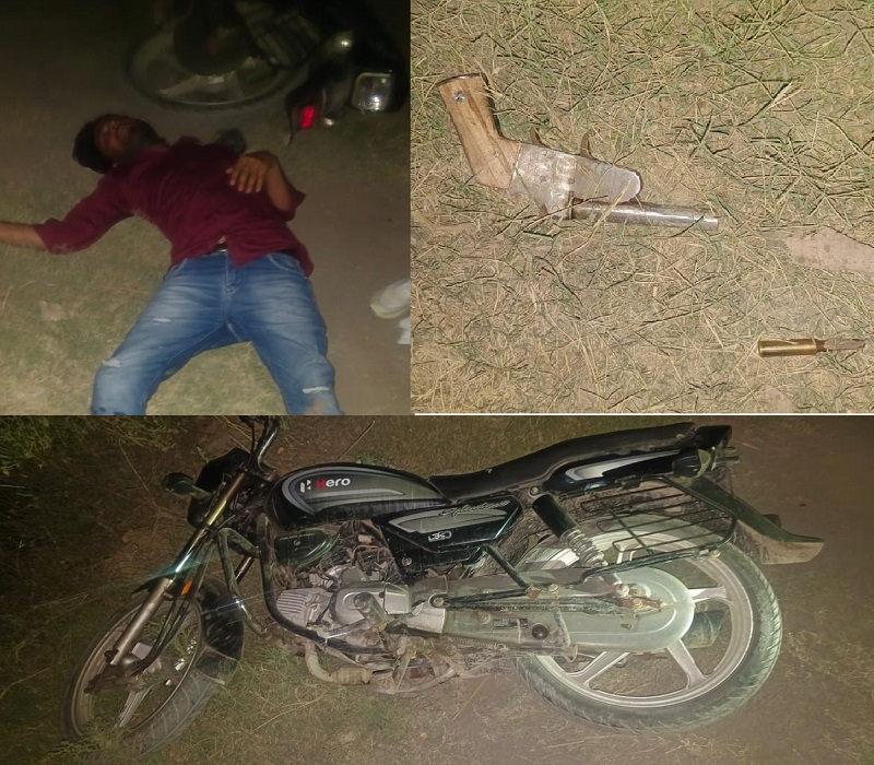 रामपुर : मुठभेड़ में गो-तस्कर के पैर में लगी गोली, पुलिस ने जिला अस्पताल में कराया भर्ती 