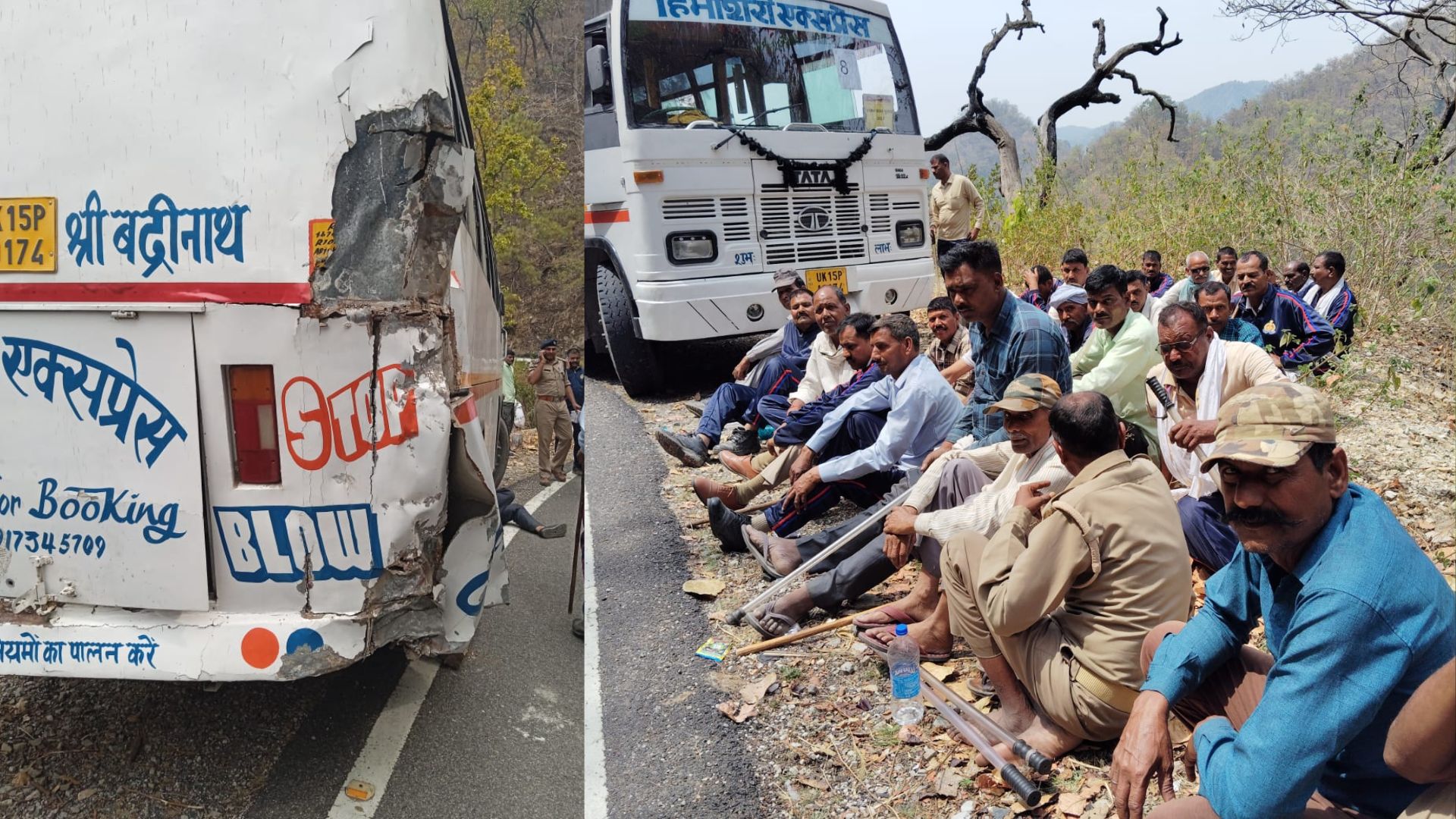 शाहजहांपुर: चुनाव ड्यूटी का सफर उत्तराखंड में हुआ खतरनाक, चालक की सूझबूझ से बची खुटार के 37 होमगार्डों की जान